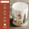 imageMaison d Hermine Coffee Mug with Handles Fine Bone China Pack of One Coffee Mug Hot Beverages Cappuccino Home Restaurant Perfect for Men ampamp Women Meadow Florals Beige  Meadow Sunrise 12 Ounce4  Deer In The Woods  Forest Deer
