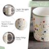 imageMaison d Hermine Coffee Mug with Handles Fine Bone China Pack of One Coffee Mug Hot Beverages Cappuccino Home Restaurant Perfect for Men ampamp Women Meadow Florals Beige  Meadow Sunrise 12 Ounce2  Colmar  Green