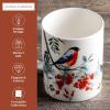 imageMaison d Hermine Coffee Mug with Handles Fine Bone China Pack of One Coffee Mug Hot Beverages Cappuccino Home Restaurant Perfect for Men ampamp Women Meadow Florals Beige  Meadow Sunrise 12 Ounce7  Morzine  Morzine