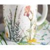 imageMaison d Hermine Coffee Mug with Handles Fine Bone China Pack of One Coffee Mug Hot Beverages Cappuccino Home Restaurant Perfect for Men ampamp Women Meadow Florals Beige  Meadow Sunrise 12 Ounce1  Fleurs De Mai