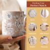 imageMaison d Hermine Coffee Mug with Handles Fine Bone China Pack of One Coffee Mug Hot Beverages Cappuccino Home Restaurant Perfect for Men ampamp Women Meadow Florals Beige  Meadow Sunrise 12 Ounce9  Pretty Autumn  Mono Autumn
