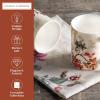 imageMaison d Hermine Coffee Mug with Handles Fine Bone China Pack of One Coffee Mug Hot Beverages Cappuccino Home Restaurant Perfect for Men ampamp Women Meadow Florals Beige  Meadow Sunrise 12 Ounce3  Equinoxe  Beige