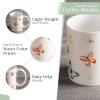 imageMaison d Hermine Coffee Mug with Handles Fine Bone China Pack of One Coffee Mug Hot Beverages Cappuccino Home Restaurant Perfect for Men ampamp Women Meadow Florals Beige  Meadow Sunrise 12 Ounce6  Botanical Fresh  Butterflies