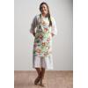 imageMaison d Hermine Apron 100 Cotton 1 Piece Adjustable Neck Strap Apron with Center Pocket for Home Kitchen  SpringSummer13  Apples  Pears