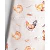 imageMaison d Hermine Apron 100 Cotton 1 Piece Adjustable Neck Strap Apron with Center Pocket for Home Kitchen  SpringSummer23  Barnyard Rooster