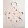 imageMaison d Hermine Apron 100 Cotton 1 Piece Adjustable Neck Strap Apron with Center Pocket for Home Kitchen  SpringSummer23  Barnyard Rooster