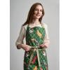 imageMaison d Hermine Apron 100 Cotton 1 Piece Adjustable Neck Strap Apron with Center Pocket for Home Kitchen  SpringSummer34  Tropical Birds