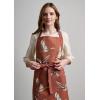 imageMaison d Hermine Apron 100 Cotton 1 Piece Adjustable Neck Strap Apron with Center Pocket for Home Kitchen  SpringSummer38  Ducks