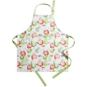 imageMaison d Hermine Apron 100 Cotton 1 Piece Adjustable Neck Strap Apron with Center Pocket for Home Kitchen  SpringSummer13  Apples  Pears