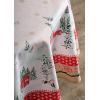 imageMaison d Hermine 100 Cotton Table Cover  63quot Diameter Round Decorative Tablecloth  Washable Tablecloths for Dining Home Farmhouse ampamp Party  for Spring ampamp Summer  Rural Christmas Collection