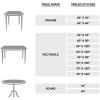 imageMaison d Hermine 100 Cotton Table Cover  63quot Diameter Round Decorative Tablecloth  Washable Tablecloths for Dining Home Farmhouse ampamp Party  for Spring ampamp Summer  Rural Christmas Collection