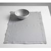 imageMaison d Hermine Cloth Placemat 100 Linen Set of 4 Decorative Washable Place Mats Table Placemat for Dining Kitchen Parties ampamp Camping Avignon  Silver Sconce