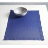 imageMaison d Hermine Placemats 100 Linen Set of 4 Dinner Placemat Decorative Washable Cloth Placemat for Dining Buffet Parties ampamp Camping Avignon  Twlight Blue