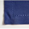 imageMaison d Hermine Placemats 100 Linen Set of 4 Dinner Placemat Decorative Washable Cloth Placemat for Dining Buffet Parties ampamp Camping Avignon  Twlight Blue