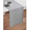 imageMaison d Hermine Table Runner 100 Linen 14quotx36quot Decorative Washable Tabletop Runner for Gifts Kitchen Party Wedding Restaurant ampamp Camping Avignon  Silver Sconce