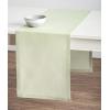 imageMaison d Hermine Tablerunner 100 Linen 14quotx90quot Table Runner Decorative Washable Table Runners for Gifts Dining Buffet Parties ampamp Camping Avignon  Tender Green