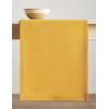 imageMaison d Hermine Tablerunner 100 Linen Table Runner Decorative Washable Table Cover for Gifts Home Kitchen Dining Cocktail Parties ampamp Camping Avignon  Ochre 14 Inch x 90 Inch