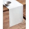 imageMaison d Hermine Tablerunner 100 Linen Table Runner Decorative Washable Table Cover for Gifts Home Kitchen Dining Cocktail Parties ampamp Camping Avignon  Micro Chip 14 Inch x 90 Inch