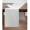 imageMaison d Hermine Tablerunner 100 Linen Table Runner Decorative Washable Table Cover for Gifts Home Kitchen Dining Cocktail Parties ampamp Camping Avignon  Micro Chip 14 Inch x 90 Inch