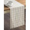 imageMaison d Hermine Tablerunners 100 Cotton Decorative Tablerunner Washable Table Cover for Holiday Dinner Wedding Baby Shower ampamp Dining Zealand  Latte 1450quotx108quot