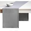 imageMaison d Hermine Table Runner 100 Linen 14quotx36quot Decorative Washable Tabletop Runner for Gifts Kitchen Party Wedding Restaurant ampamp Camping Avignon  Silver Sconce