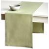 imageMaison d Hermine Tablerunner 100 Linen 14quotx90quot Table Runner Decorative Washable Table Runners for Gifts Dining Buffet Parties ampamp Camping Avignon  Tender Green