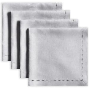 imageMaison d Hermine Napkin 100 Linen Cloth Napkin Decorative Washable Napkins Set of 4 for Home Kitchen Dining Cocktail Parties ampamp Camping Avignon  Micro Chip 20X20
