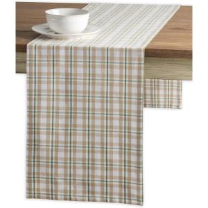 imageMaison d Hermine Tablerunners 100 Cotton Decorative Tablerunner Washable Table Cover for Holiday Dinner Wedding Baby Shower ampamp Dining Zealand  Latte 1450quotx108quot