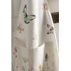 imageMaison d Hermine 100 Cotton Kitchen Apron with an Adjustable Neck with Long Ties for Women Men Chef10  Botanical Fresh