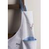 imageMaison d Hermine 100 Cotton Kitchen Apron with an Adjustable Neck with Long Ties for Women Men Chef12  Fleurs De Mai