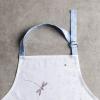 imageMaison d Hermine 100 Cotton Kitchen Apron with an Adjustable Neck with Long Ties for Women Men Chef12  Fleurs De Mai