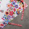 imageMaison d Hermine 100 Cotton Kitchen Apron with an Adjustable Neck with Long Ties for Women Men Chef13  Happy Florals  High Summer