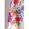 imageMaison d Hermine 100 Cotton Kitchen Apron with an Adjustable Neck with Long Ties for Women Men Chef13  Happy Florals  High Summer