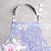 imageMaison d Hermine 100 Cotton Kitchen Apron with an Adjustable Neck with Long Ties for Women Men Chef14  Sweet Rose Lavender  Lush