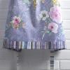 imageMaison d Hermine 100 Cotton Kitchen Apron with an Adjustable Neck with Long Ties for Women Men Chef14  Sweet Rose Lavender  Lush