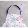 imageMaison d Hermine 100 Cotton Kitchen Apron with an Adjustable Neck with Long Ties for Women Men Chef17  Floral Love