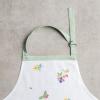 imageMaison d Hermine 100 Cotton Kitchen Apron with an Adjustable Neck with Long Ties for Women Men Chef18  Printemps