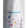 imageMaison d Hermine 100 Cotton Kitchen Apron with an Adjustable Neck with Long Ties for Women Men Chef23  Flower in the Field