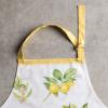 imageMaison d Hermine 100 Cotton Kitchen Apron with an Adjustable Neck with Long Ties for Women Men Chef5  Limoncello