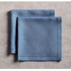 imageMaison d Hermine Cloth Napkin 100 Linen Set of 4 Decorative Washable Table Napkins for Dining Home Wedding Banquet Avignon  Bering Sea 20x20