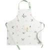 imageMaison d Hermine 100 Cotton Kitchen Apron with an Adjustable Neck with Long Ties for Women Men Chef10  Botanical Fresh