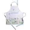 imageMaison d Hermine 100 Cotton Kitchen Apron with an Adjustable Neck with Long Ties for Women Men Chef12  Fleurs De Mai