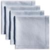 imageMaison d Hermine Napkins 100 Linen Decorative Napkin Washable Cloth Napkins Set of 4 for Home Wedding Restaurant Buffet Party ampamp Camping Avignon  Niagara Mist 20x20