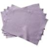 imageMaison d Hermine Placemats 100 Linen Decorative Cloth Place Mat Washable Dinner Placemat for Holiday Dinner Wedding Baby Shower ampamp Dining  Avignon  Sea Fog Set of 4
