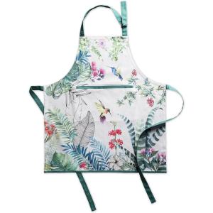 imageMaison d Hermine 100 Cotton Kitchen Apron with an Adjustable Neck with Long Ties for Women Men Chef2  Tropiques
