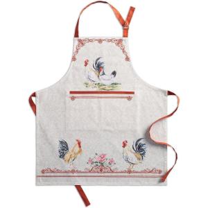imageMaison d Hermine 100 Cotton Kitchen Apron with an Adjustable Neck with Long Ties for Women Men Chef3  Campagne