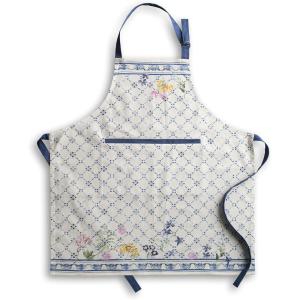 imageMaison d Hermine 100 Cotton Kitchen Apron with an Adjustable Neck with Long Ties for Women Men Chef8  Faience