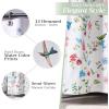 imageMaison d Hermine Shower Curtain 100 Cotton One Panel 70quotx72quot Washable Fabric Shower Curtains for Bathroom Easy Hanging with 12 Button Holes  Home Farmhouse Hotel Spa Birdies On Wire06  Neo Ipomee