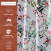 imageMaison d Hermine Shower Curtain 100 Cotton One Panel 70quotx72quot Washable Fabric Shower Curtains for Bathroom Easy Hanging with 12 Button Holes  Home Farmhouse Hotel Spa Birdies On Wire17  Eden