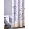 imageMaison d Hermine Shower Curtain 100 Cotton One Panel 70quotx72quot Washable Fabric Shower Curtains for Bathroom Easy Hanging with 12 Button Holes  Home Farmhouse Hotel Spa Birdies On Wire07  Meadow Florals